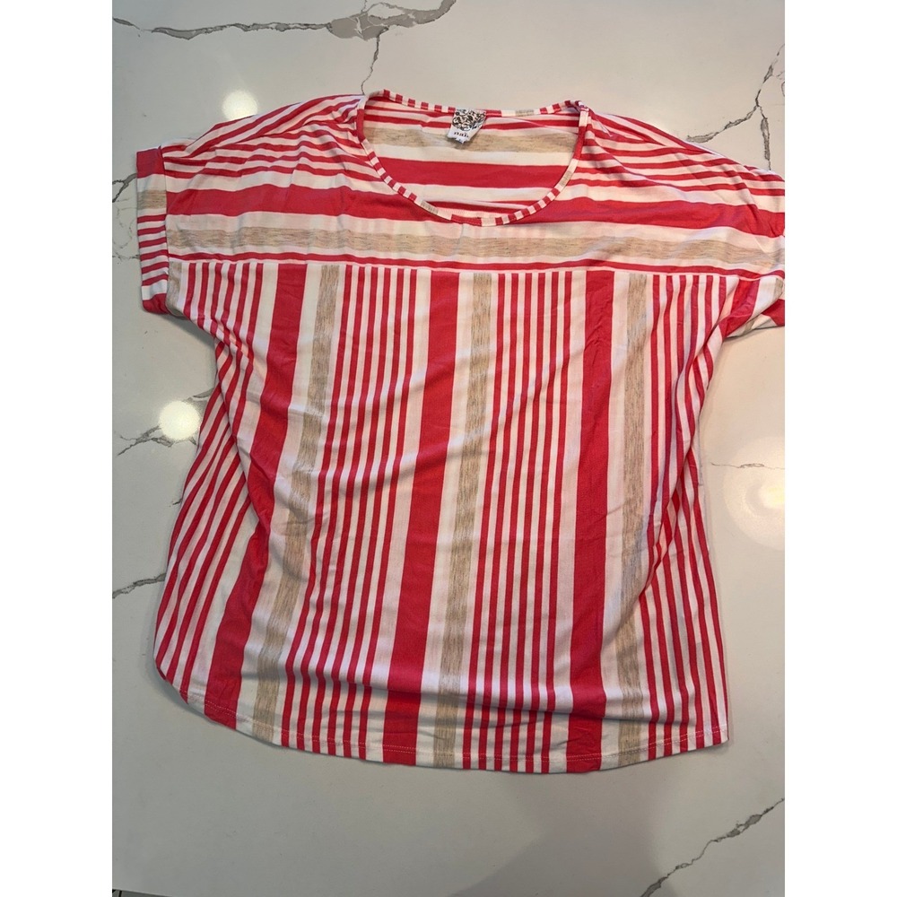 Womens Top Bundle Size L Liz Claiborne Sonoma Naif Covington Floral Striped 4pc - Picture 4 of 12